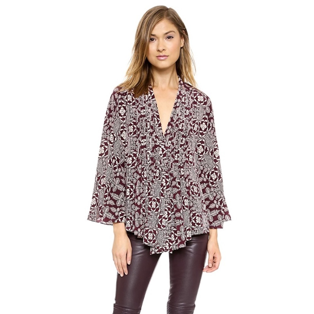 Elizabeth & James Silk Blouse XS
